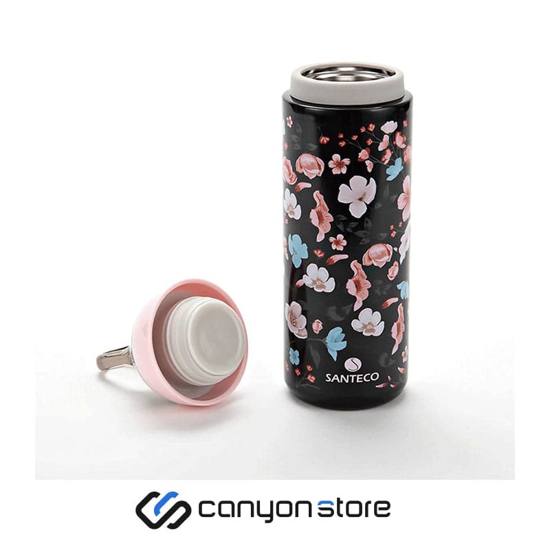 بطری دوجداره ۵۰۰ میلی لیتر سانتکو مدل Yoga کد hc500_8 — تصویر ۲