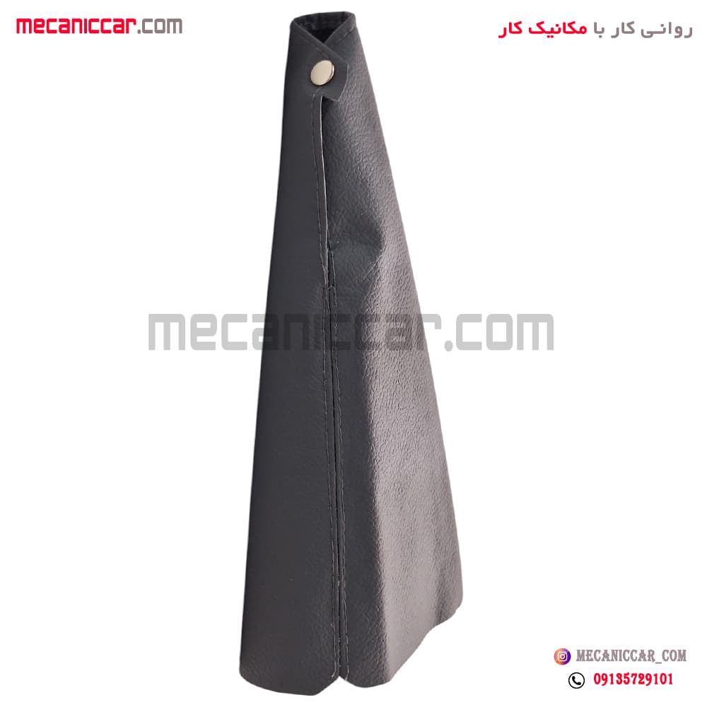 گردگیر (چرم) دور دسته دنده مشکی ال نود (L90) — تصویر ۲