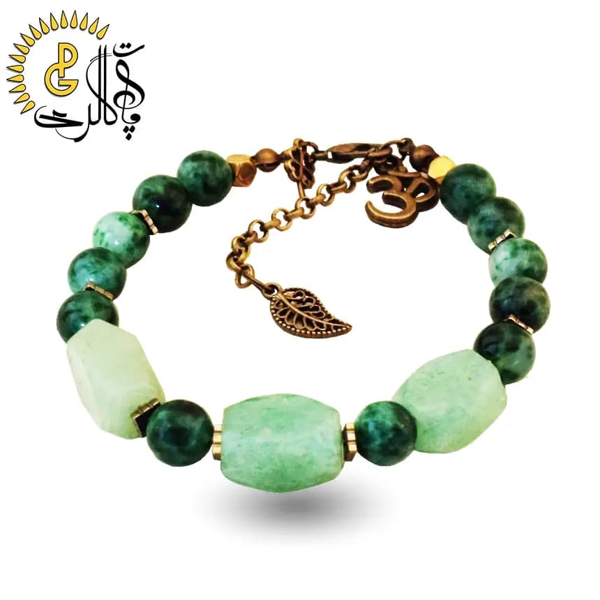 دستبند سنگی دستساز زنانه کد 9872