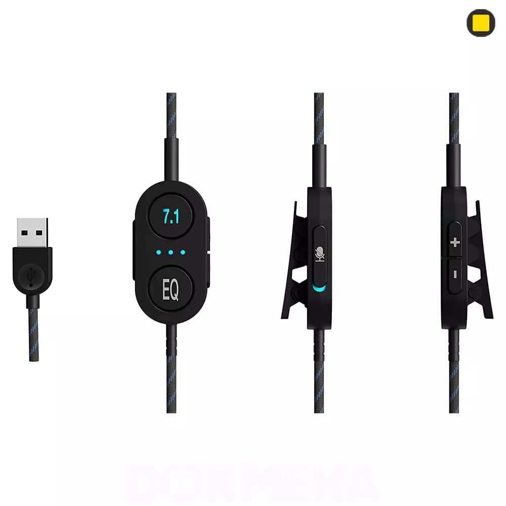 هدست گیمینگ لنوو Legion H500 Pro 7.1 Surround Sound Gaming Headset — تصویر ۸