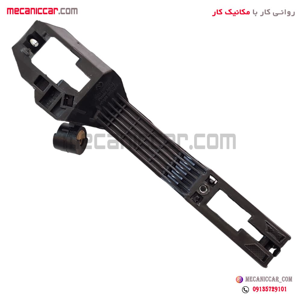 پایه (براکت) دستگیره درب بازکن بیرون عقب راست دنا و سمند سورن پلاس ایساکو (خاص رودری با بدون سوراخ شاسی قفل کن) — تصویر ۵
