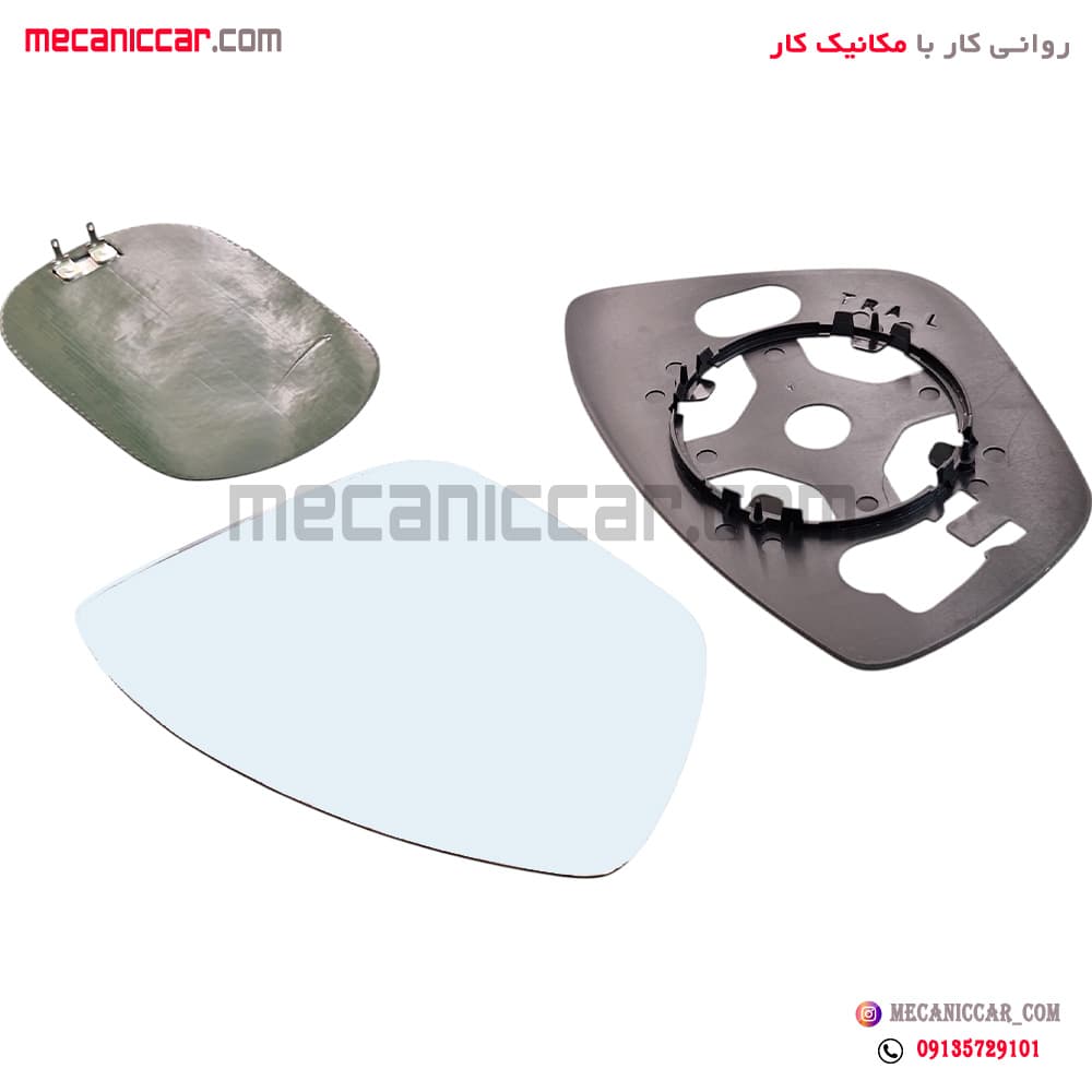 شیشه اینه راست با کفی و گرمکن تارا — تصویر ۴