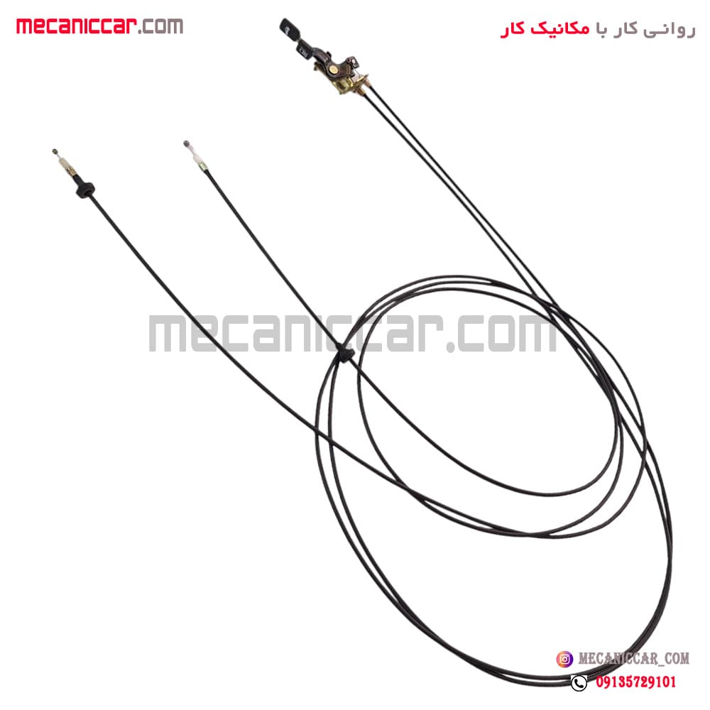 سیم (کابل) رها کننده درب صندوق عقب و باک تیبا سبزوار — تصویر ۴