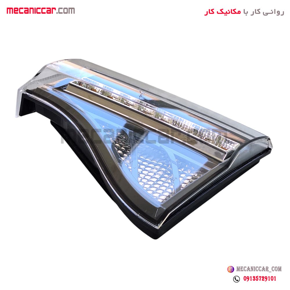 چراغ خطر روی صندوق راست سمند سورن پلاس کروز — تصویر ۳