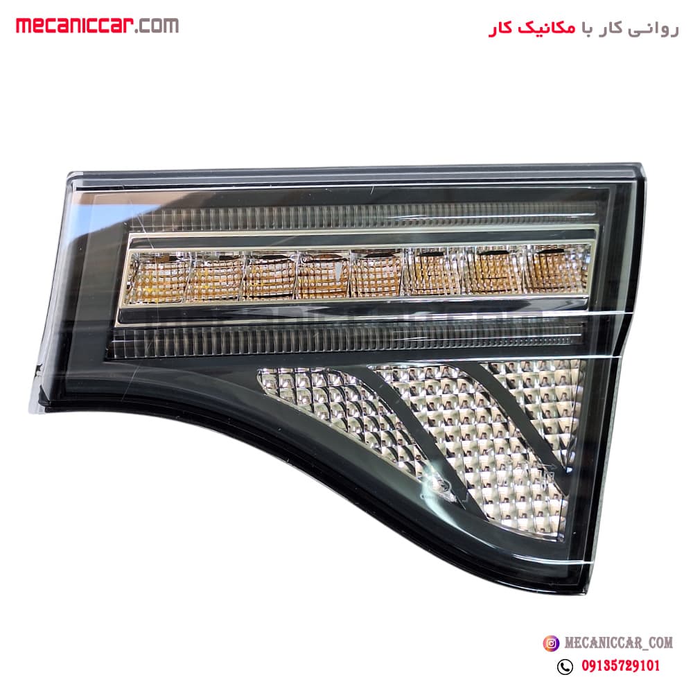 چراغ خطر روی صندوق راست سمند سورن پلاس کروز