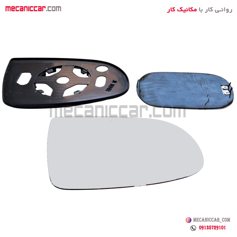 شیشه اینه با کفی و گرمکن کامل چپ شاهین — تصویر ۲