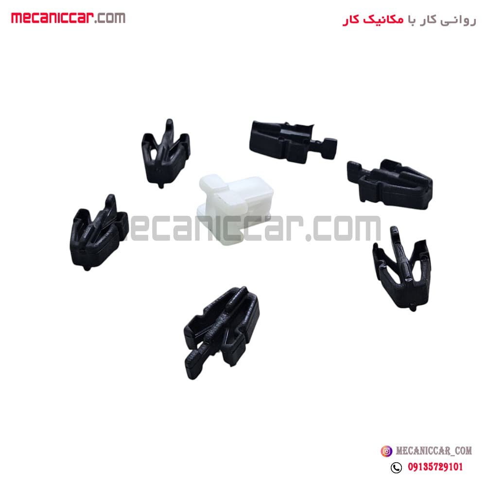مجموعه کامل خار جلو پنجره پراید خورشیدموتور