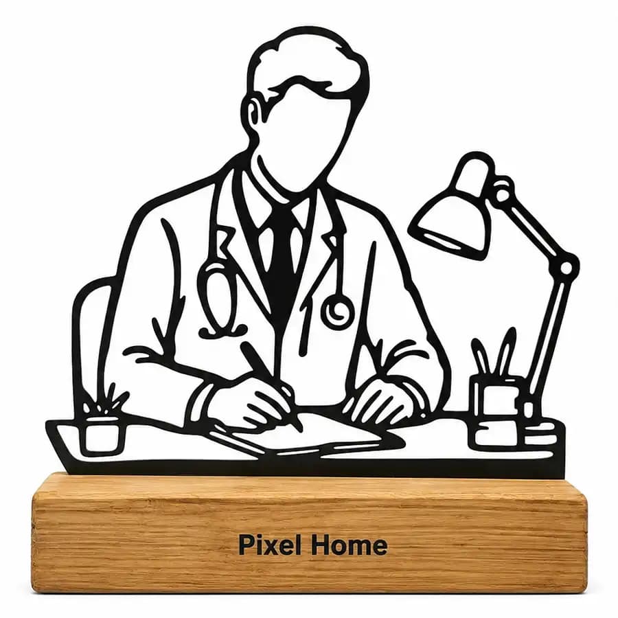 تندیس رومیزی پیکسل هوم مدل دکتر آقا