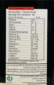 پودر سی تری تی بلوبری نوتریمد 1360 گرم — تصویر ۲