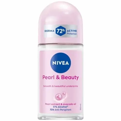 رول ضدتعریق زنانه نیوآ NIVEA Pearl & Beauty با رایحه شیرین 50 میلی‌لیتر