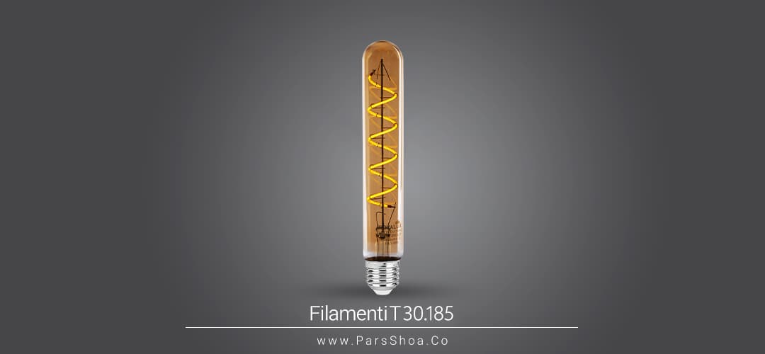لامپ LED حبابی 5 وات T-30 185 فیلامنتی