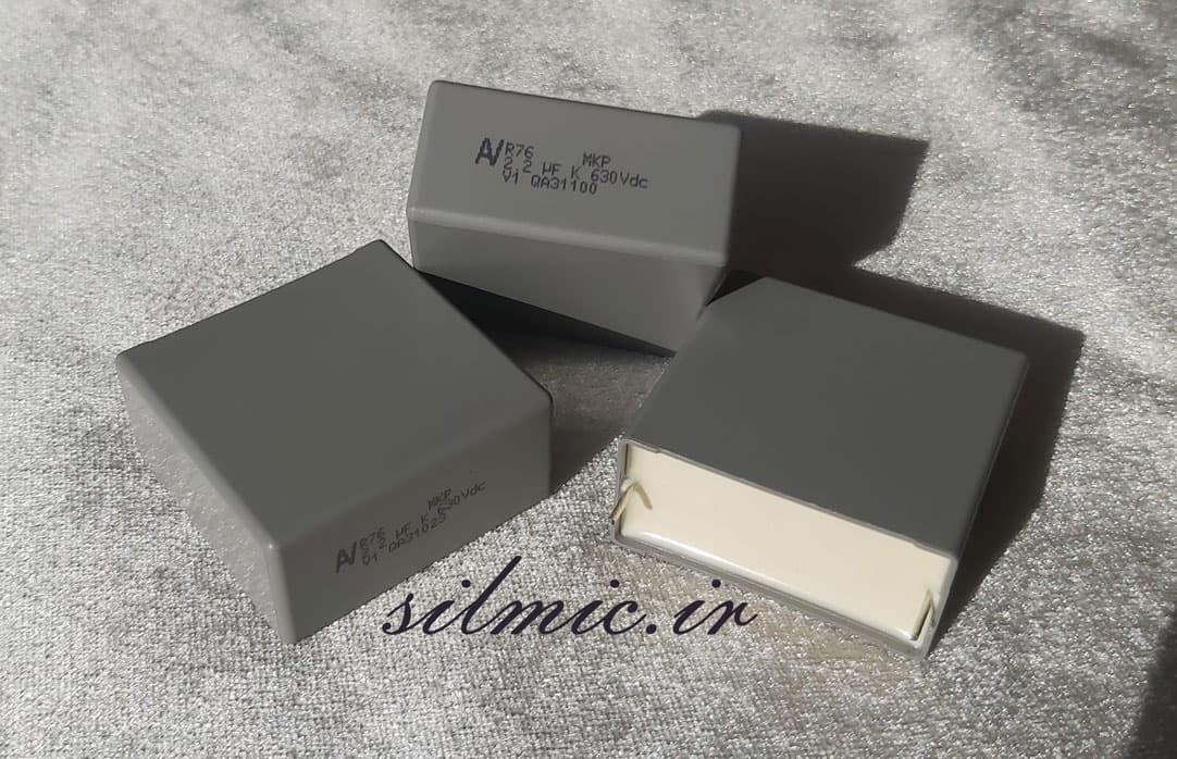 خازن 100 نانو فاراد 1000 ولت Kemet Arcotronic از نوع mkp کد R76 ساخت آلمان — تصویر ۱۰