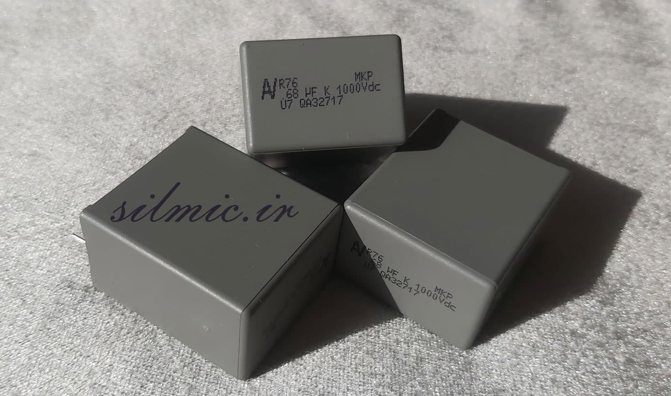 خازن 100 نانو فاراد 1000 ولت Kemet Arcotronic از نوع mkp کد R76 ساخت آلمان — تصویر ۷