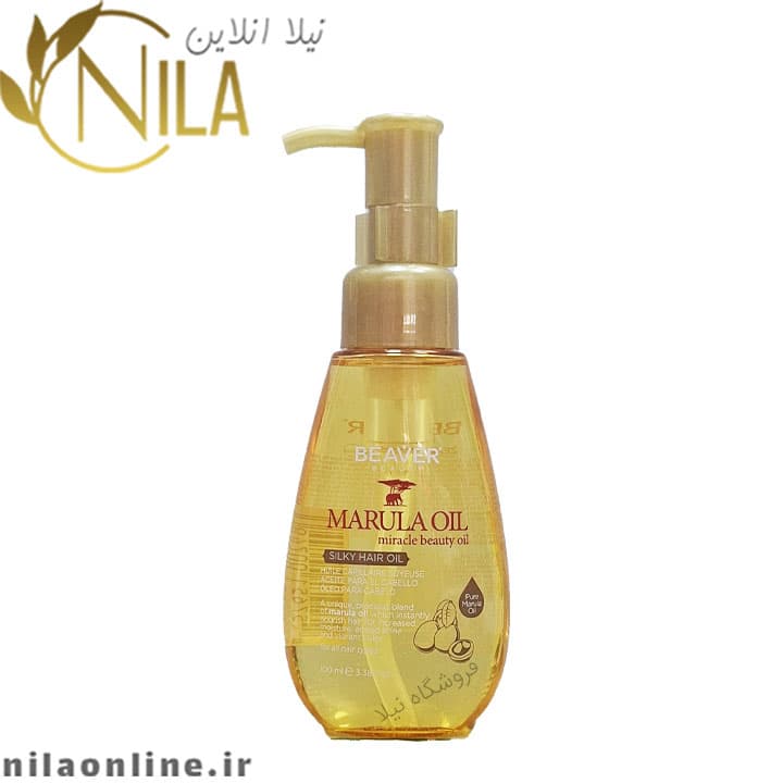 روغن مو بیور BEAVER مدل مارولا اویل حجم 100 میلی لیتر
