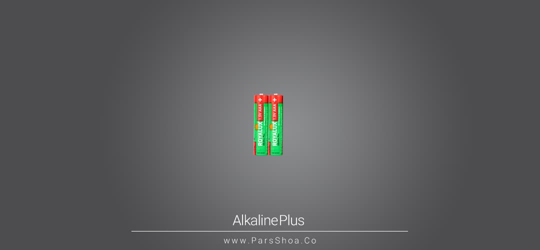 باتری رویالوکس نیم قلمی Plus Alkaline