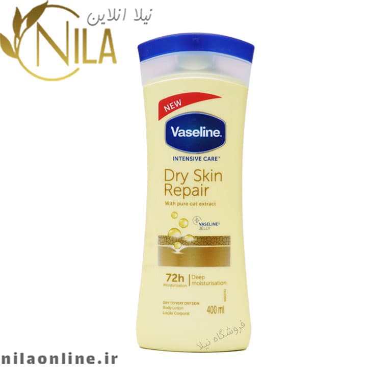 لوسیون بدن زرد وازلین vaseline حجم 400 میلی لیتر