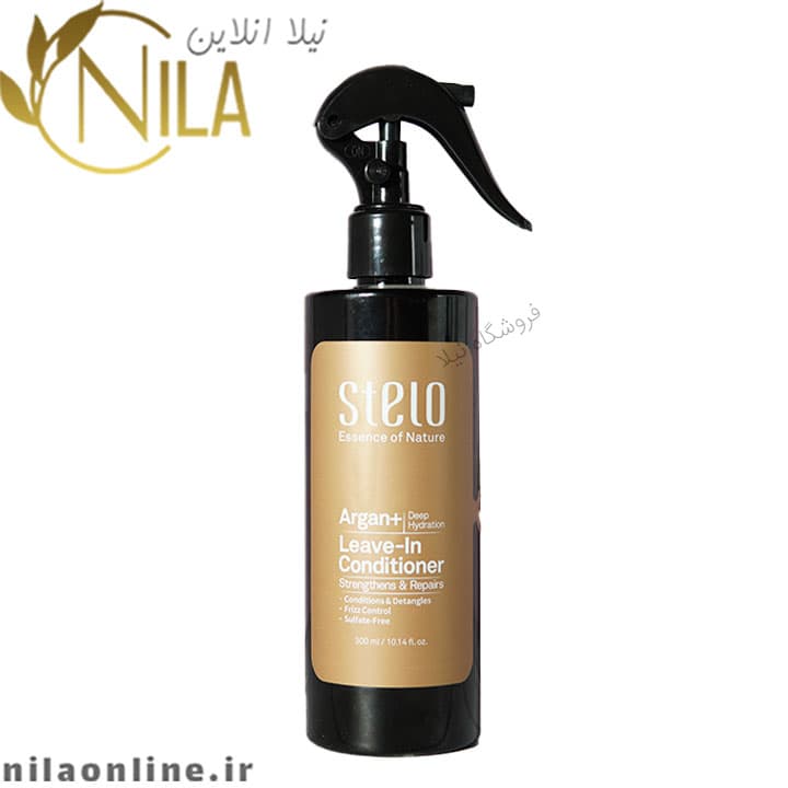 اسپری نرم کننده مو آرگان استلو STELO حجم 300 میلی لیتر