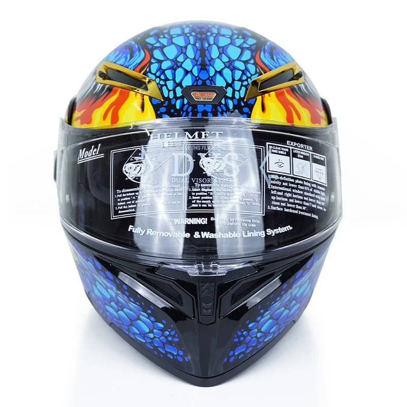 کلاه کاسکت فک متحرک کایک مدل 772 طرح Blue Warcarft — تصویر ۵