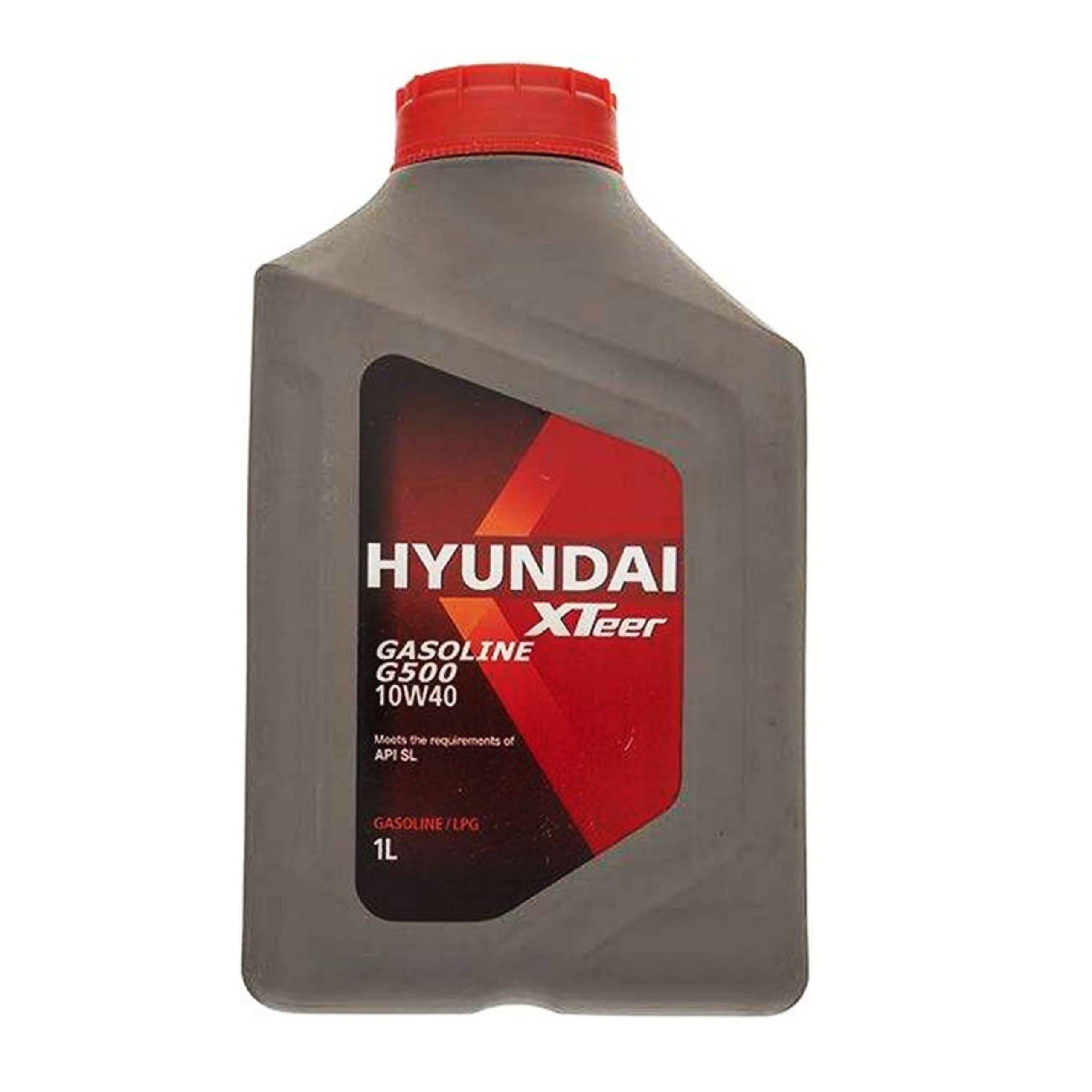 روغن موتور هیوندای اکستیر 10W40-SL حجم 1 لیتر (Hyundai XTeer) G500