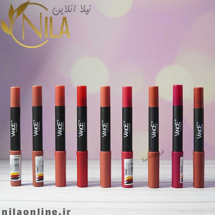 رژ مدادی ونسی vance + انواع رنگبندی