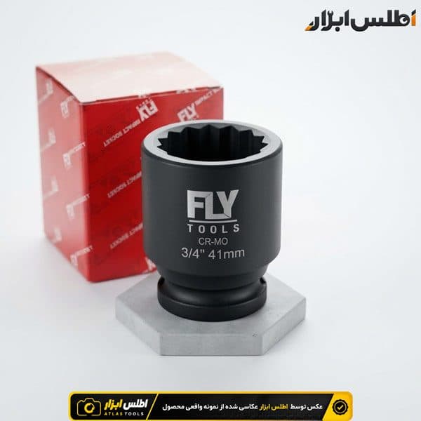 بکس 41 میلیمتر 12پر 3/4 اینچ نیمهبلند فلایتولز 5532041