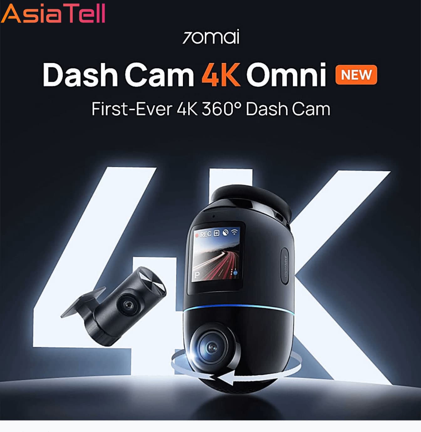 دوربین ثبت وقایع خودرو شیائومی 70Mai X800 Set — تصویر ۴