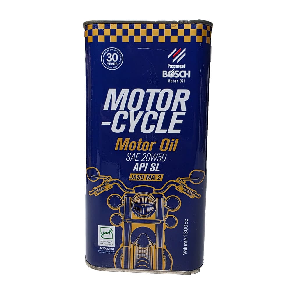 روغن موتور بوش پاسارگاد مدل 20W50-SL-MA2 حجم 1.3 لیتر — تصویر ۲
