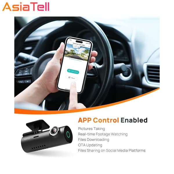 دوربین خودروی شیائومی مدل 70mai dash cam M300 — تصویر ۹