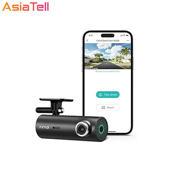 دوربین خودروی شیائومی مدل 70mai dash cam M300 — تصویر ۴