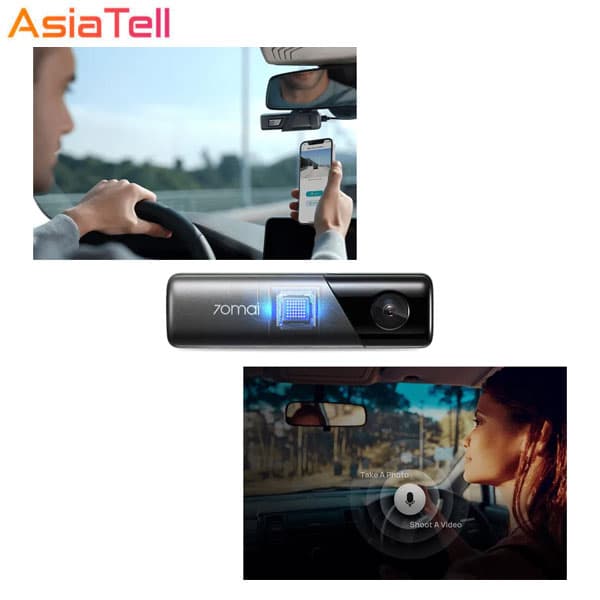 دوربین خودروی شیائومی مدل 70mai dash cam M500 64g — تصویر ۵