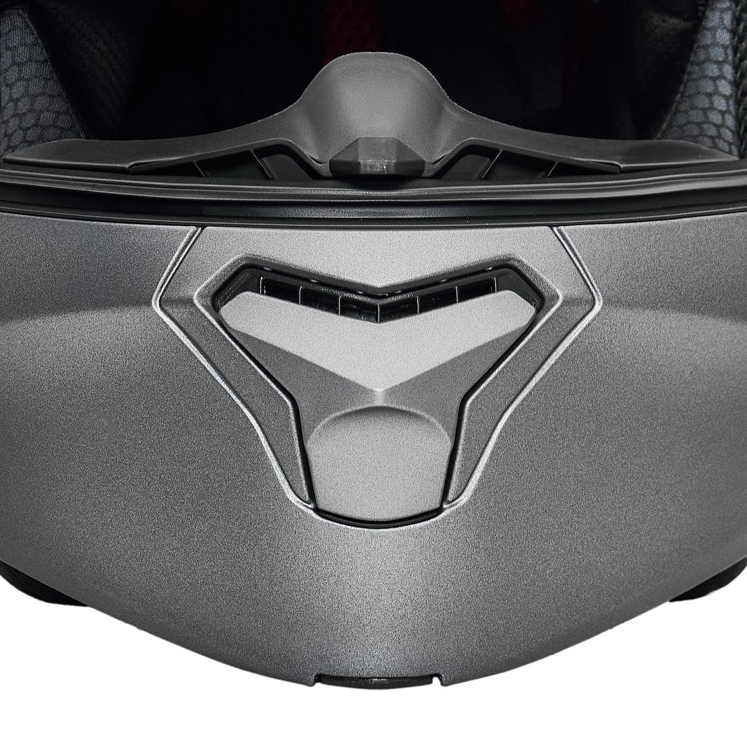 کلاه کاسکت فک متحرک فلش مدل 935Ssv titanium gray — تصویر ۳