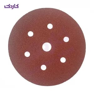 سنباده گرد پشت کرکی 7 سوراخ اسمیردکس قطر 150mm (150 میلی‌متر) کد 820 گرید P280