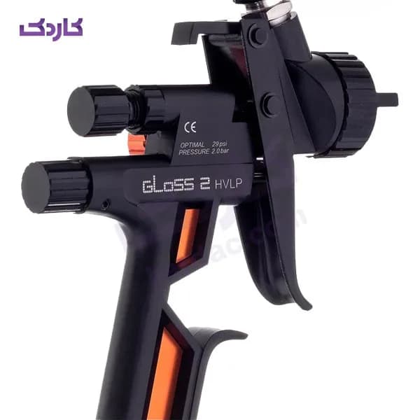 پیستوله رنگ آئوریتا Gloss 2 فوق حرفه ای 3 تنظیم سوزن 1.3 — تصویر ۳