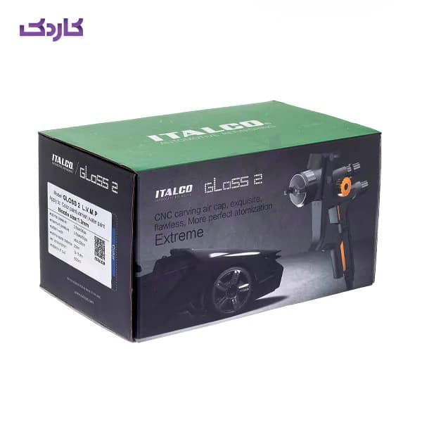 پیستوله رنگ آئوریتا Gloss 2 فوق حرفه ای 3 تنظیم سوزن 1.3 — تصویر ۲