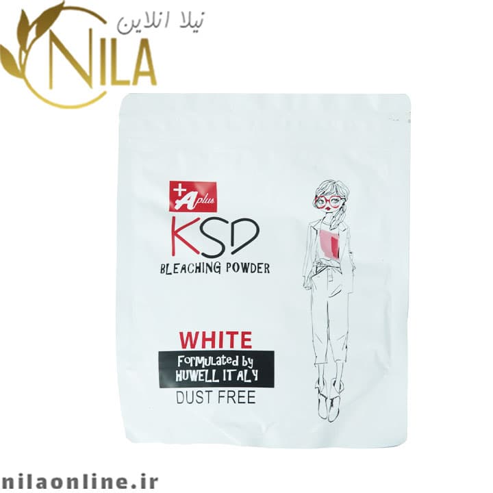 پودر دکلره سفید کی اس دی KSD وزن 400 گرم