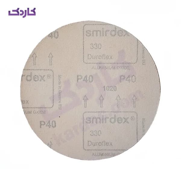 سنباده پشت کرکی 180 میلیمتر گرید 40 اسمیردکس — تصویر ۲