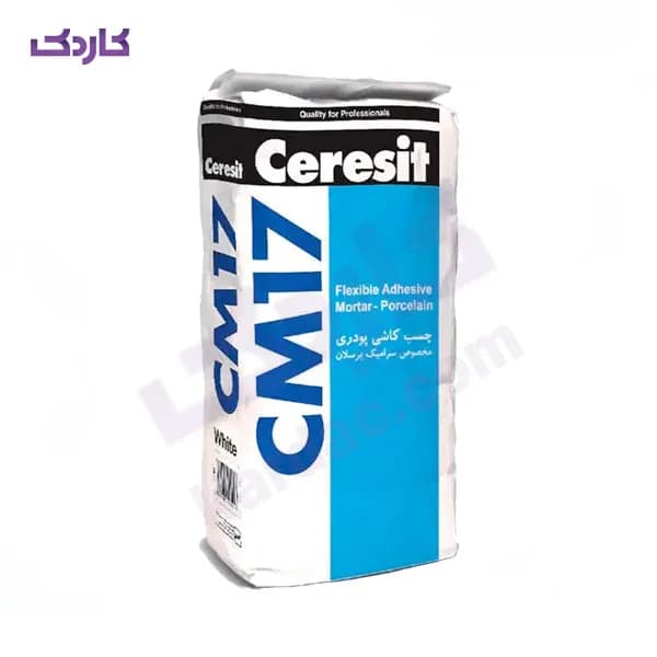 چسب کاشی پودری سرزیت مدل cm17 وزن 20 کیلوگرم