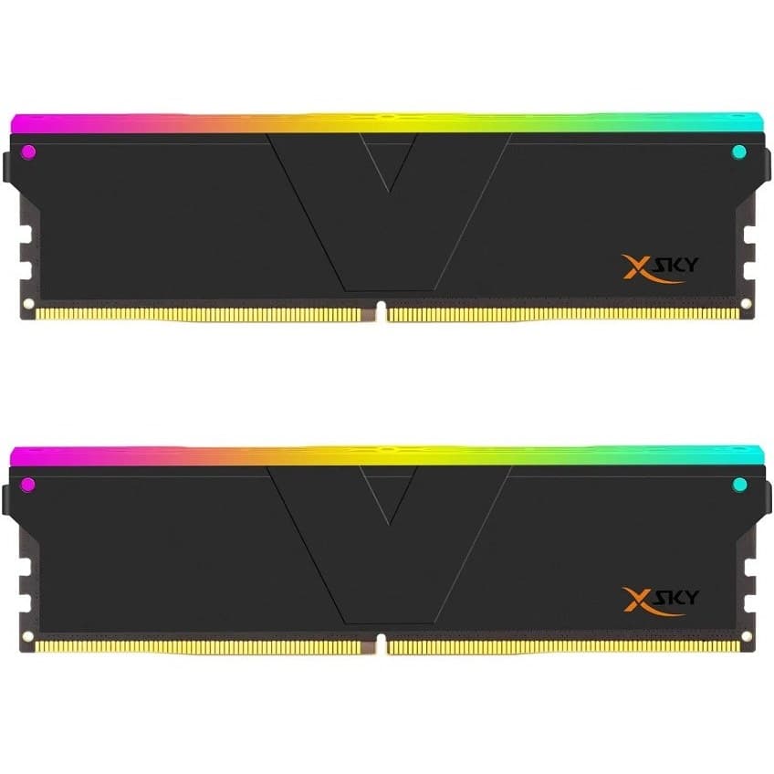 رم وی کالر V-COLOR XSKY RGB 32GB 6000MHz CL30 AMD EXPO — تصویر ۲