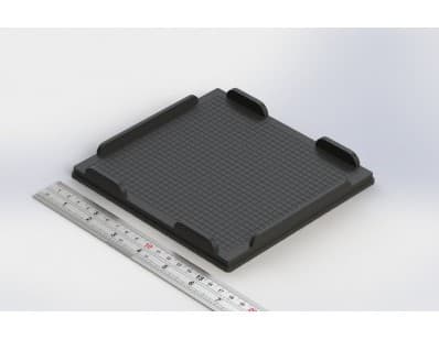 جعبه فلزی پانل پلاستیکی 9003 طول 110 میلیمتر ابعاد L110*W160*H150 (mm) — تصویر ۸