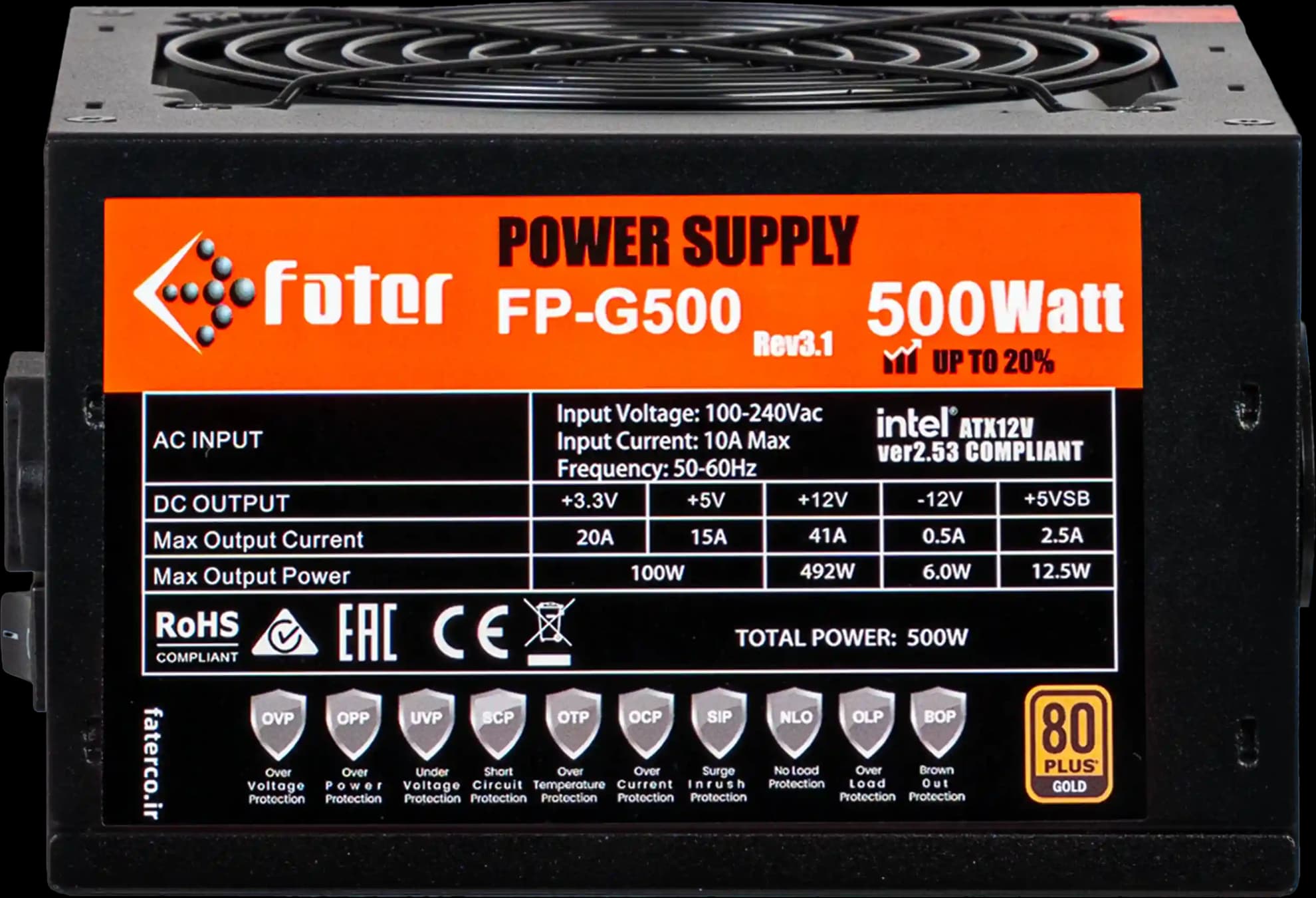 پاور فاطر FATER FP-G500R — تصویر ۲