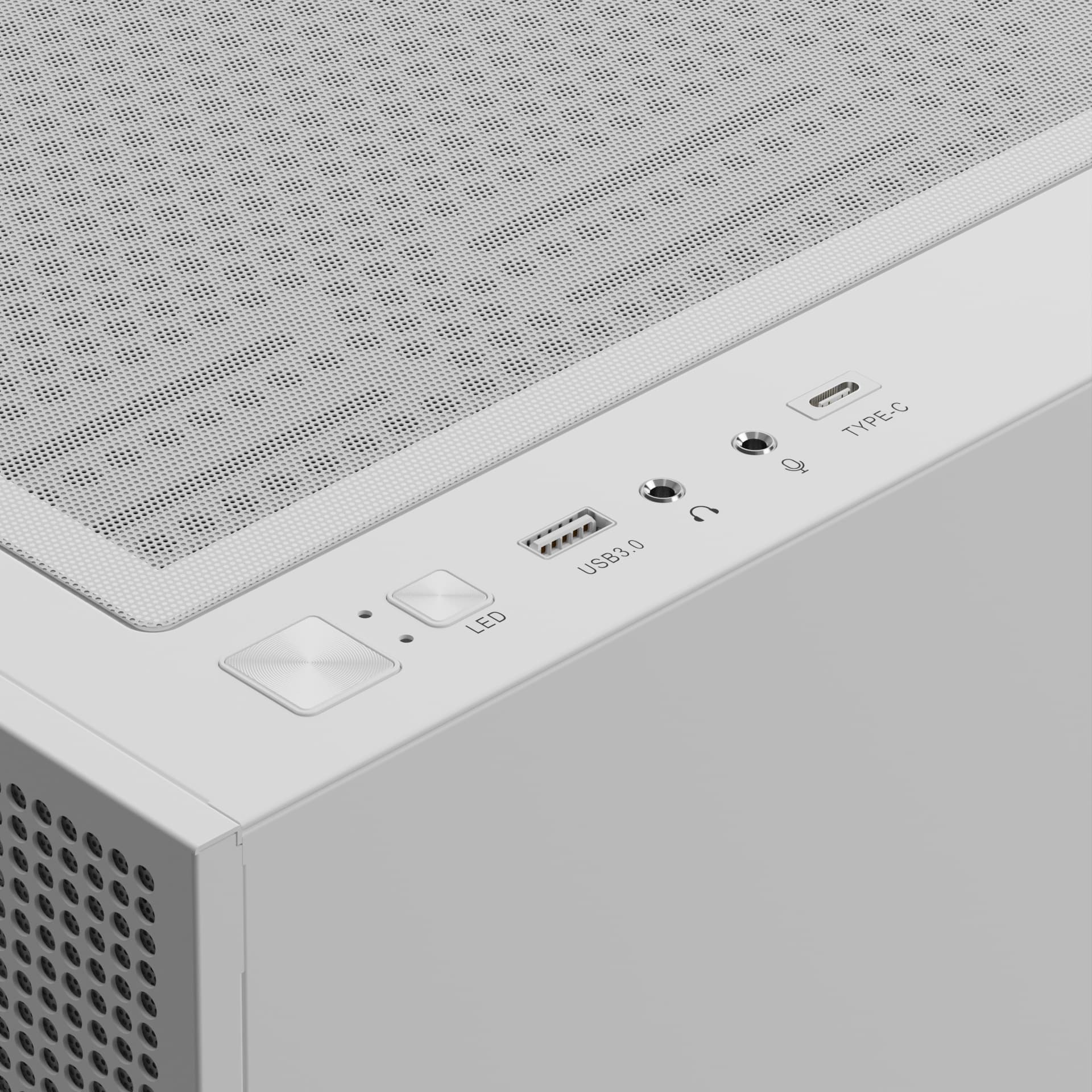 کیس گیم دیاس GAMEDIAS TALOS M3 MESH WHITE — تصویر ۳
