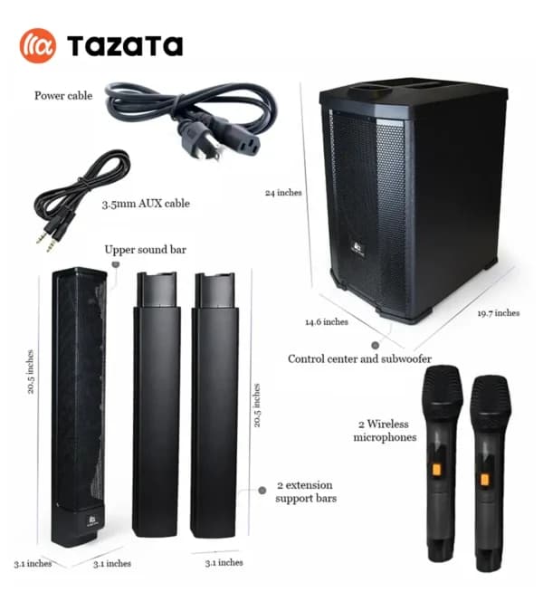 اسپیکر تازاتا TAZATA PARTY FS-T900 — تصویر ۲