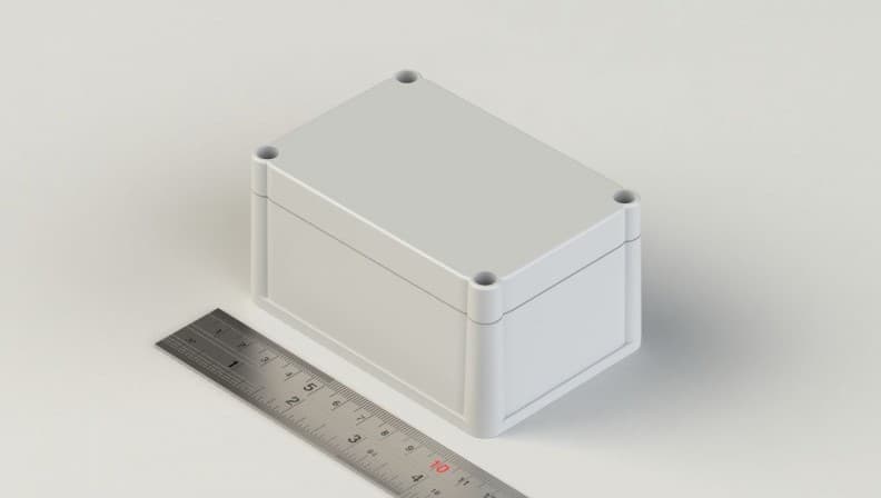 جعبه ضد آب 1002 سفید ابعاد L102*W70*H52 (mm) — تصویر ۲