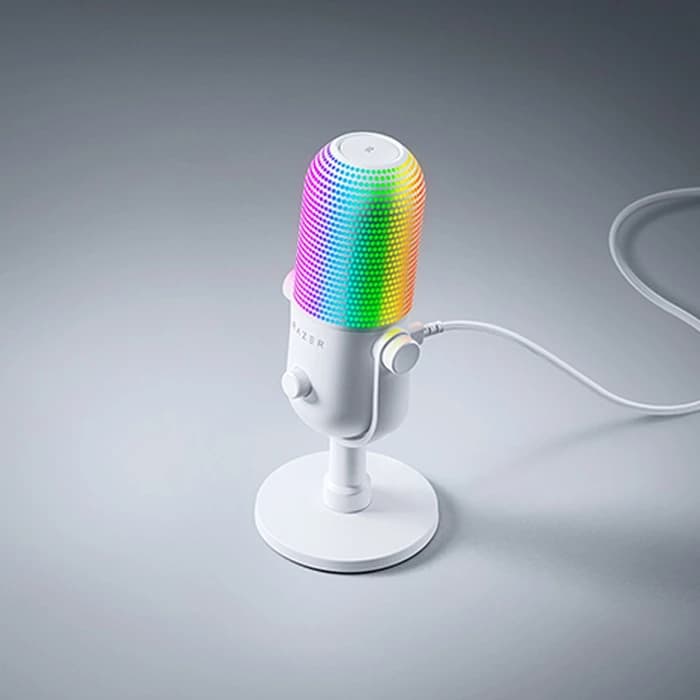 میکروفون ریزر RAZER SEIREN V3 CHROMA WHITE WRD — تصویر ۳