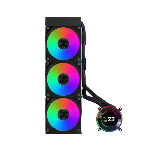خنک کننده مایع لیان لی LIAN-LI HYDROSHIFT II LCD-C 360CL BLACK — تصویر ۲