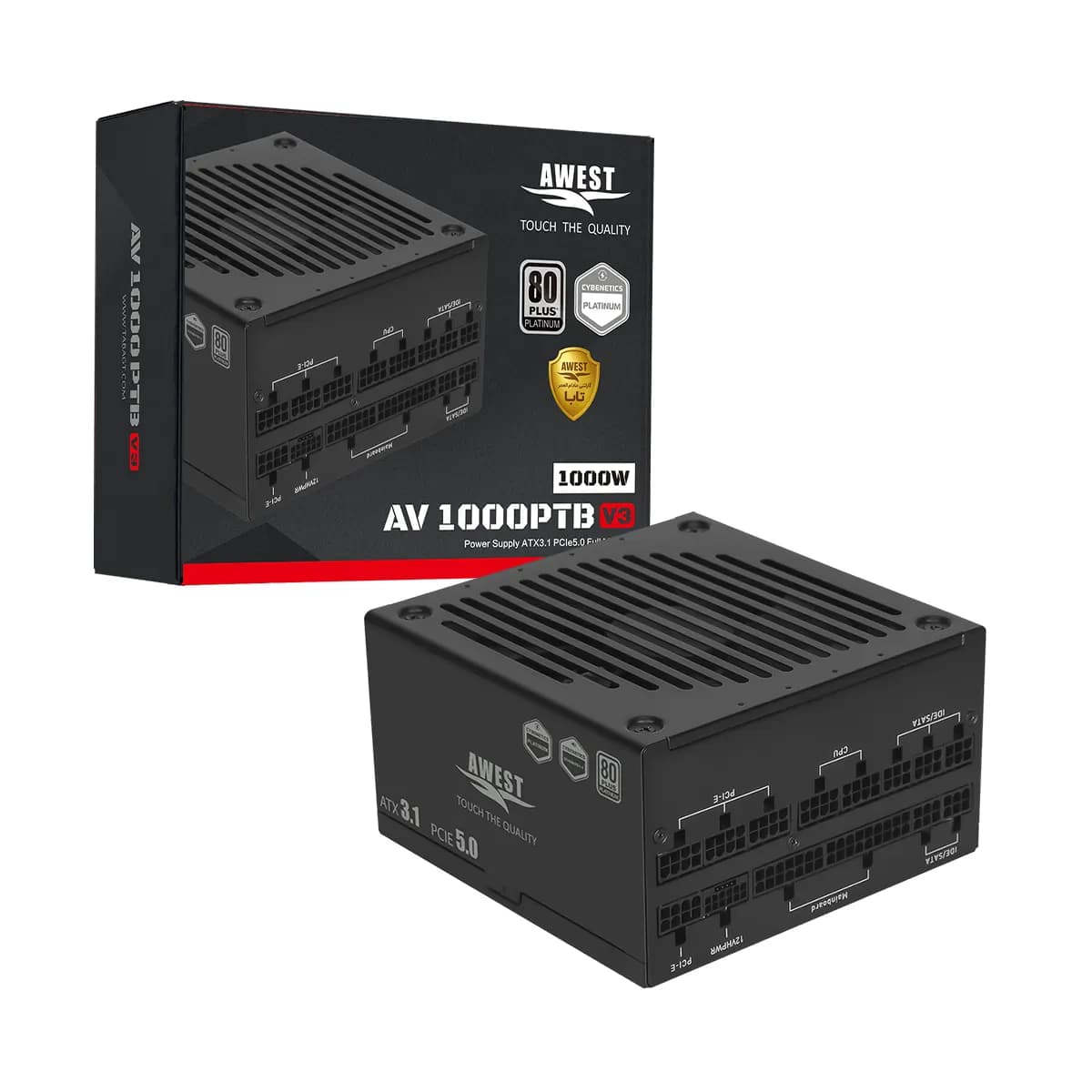 پاور اوست AWEST 1000W PT-B V3 PLATINUM — تصویر ۲