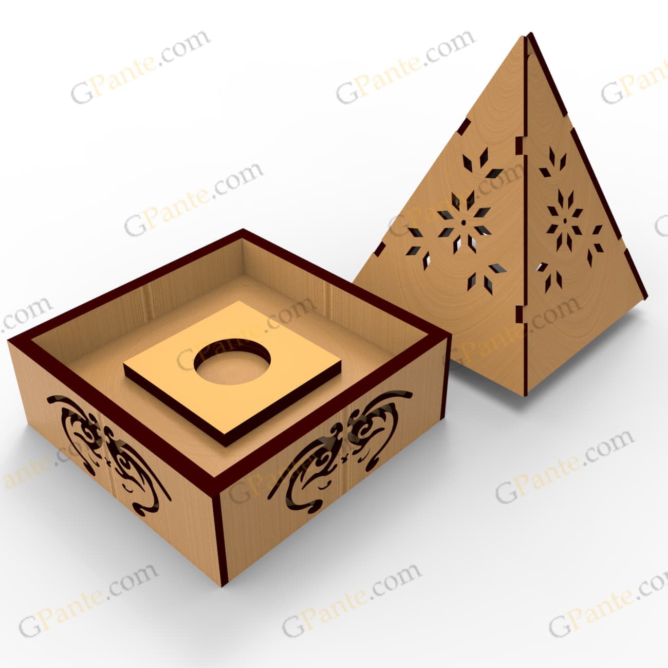 طرح برش لیزر جاعودی عاج – فایل برش لیزر — تصویر ۸