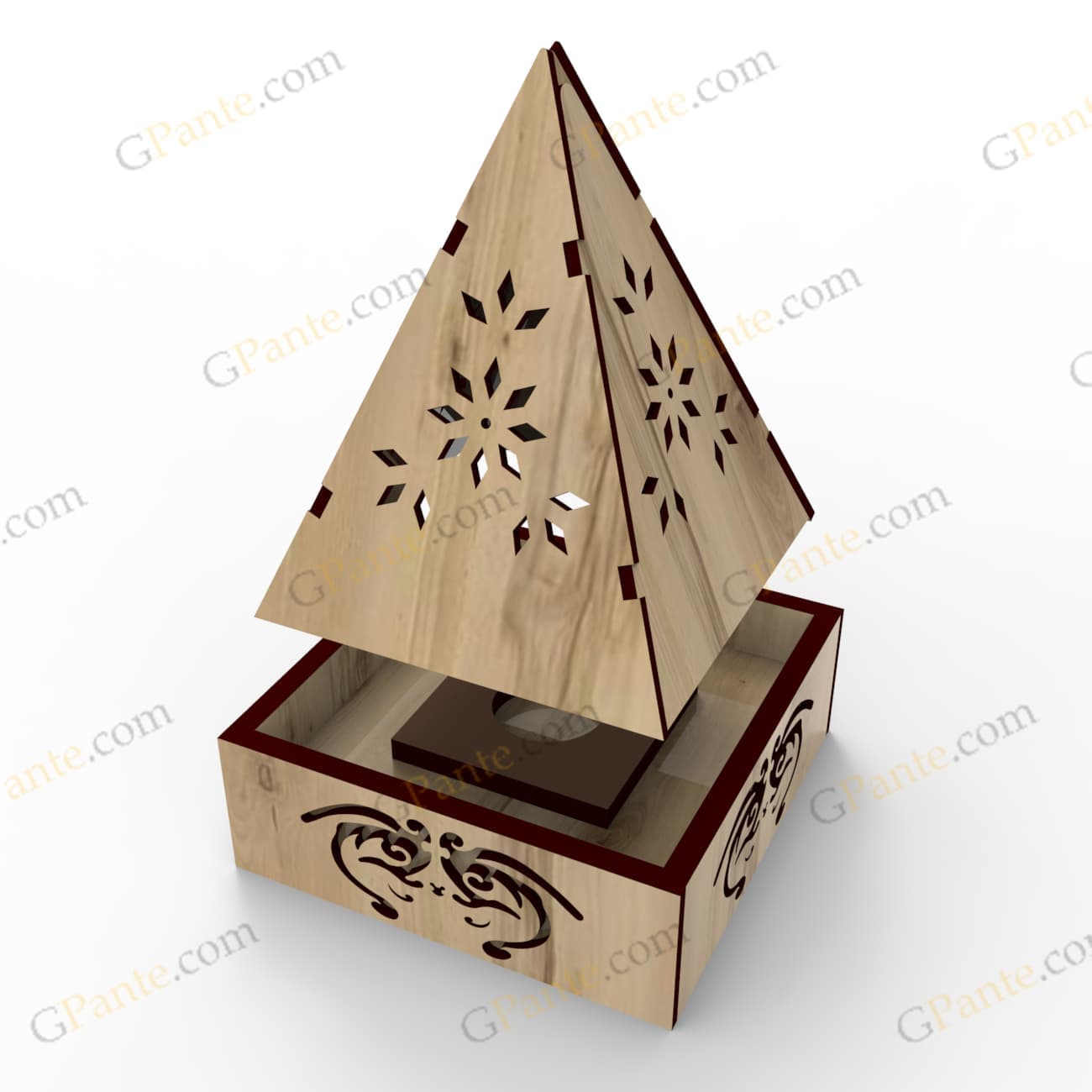 طرح برش لیزر جاعودی عاج – فایل برش لیزر — تصویر ۵