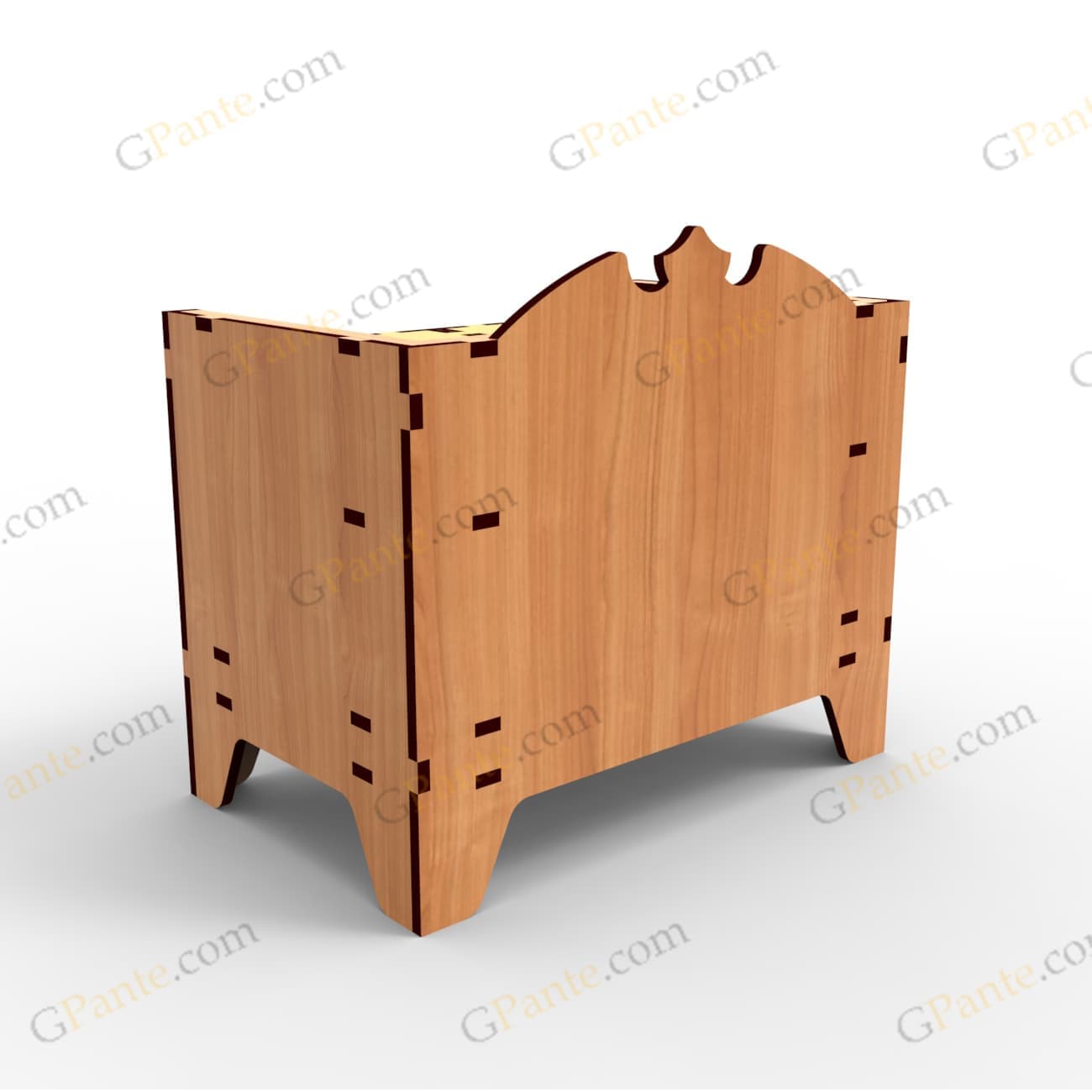 فایل برش لیزر تقویم مکعب فیری — تصویر ۴