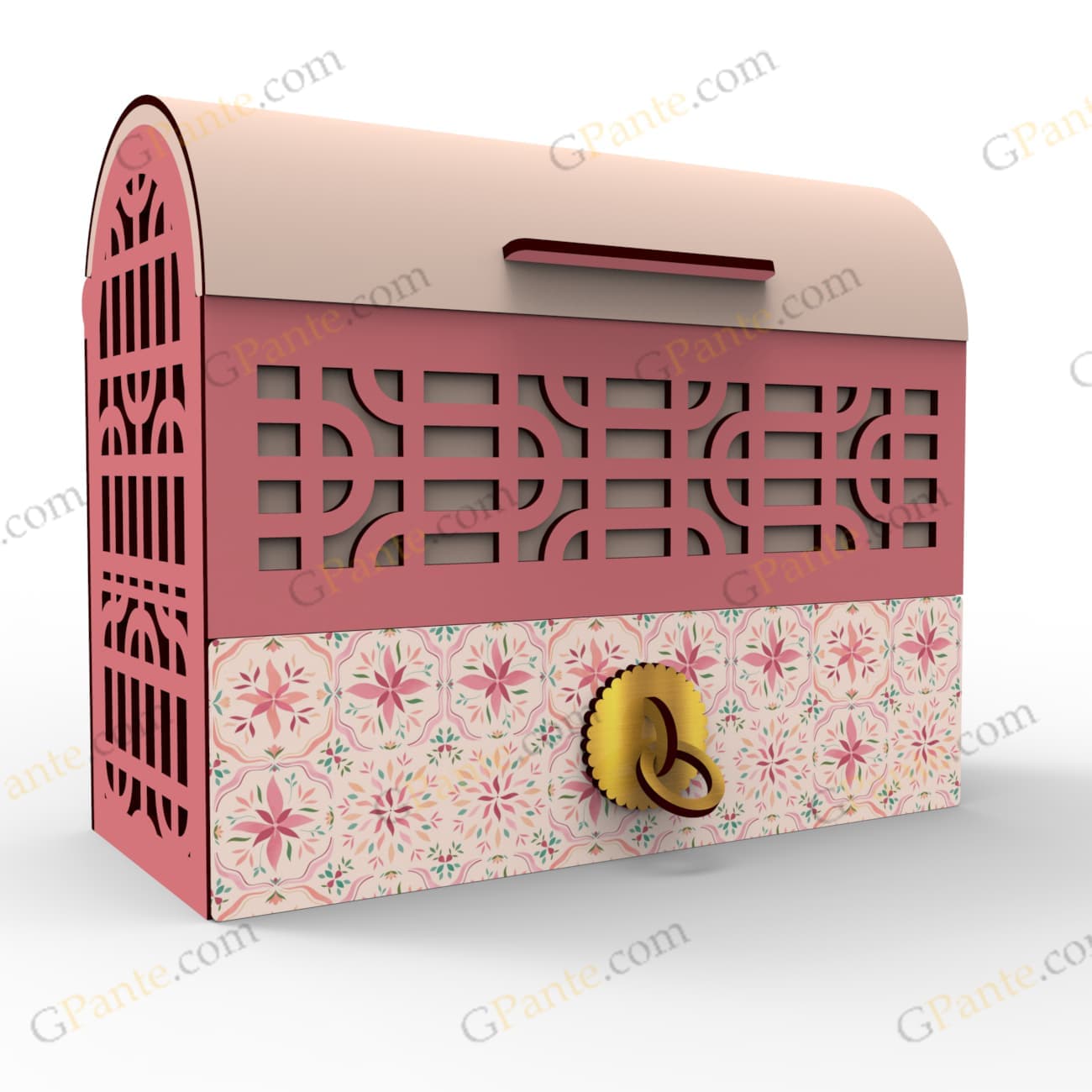 فایل برش لیزر باکس هدیه لیلیث — تصویر ۶